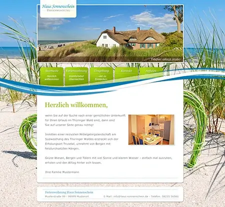 Ihre fertige Website