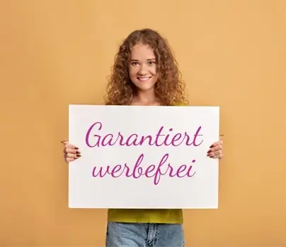 garantiert werbefrei